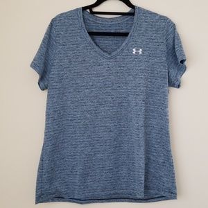 EUC Under Armour Women's V-neck Tech Shirt